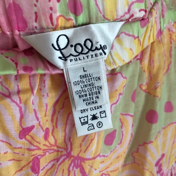 LILLY PULITZER  Floral Pastel Long Maxi skirt Size L (Large) - Picture 6 of 6